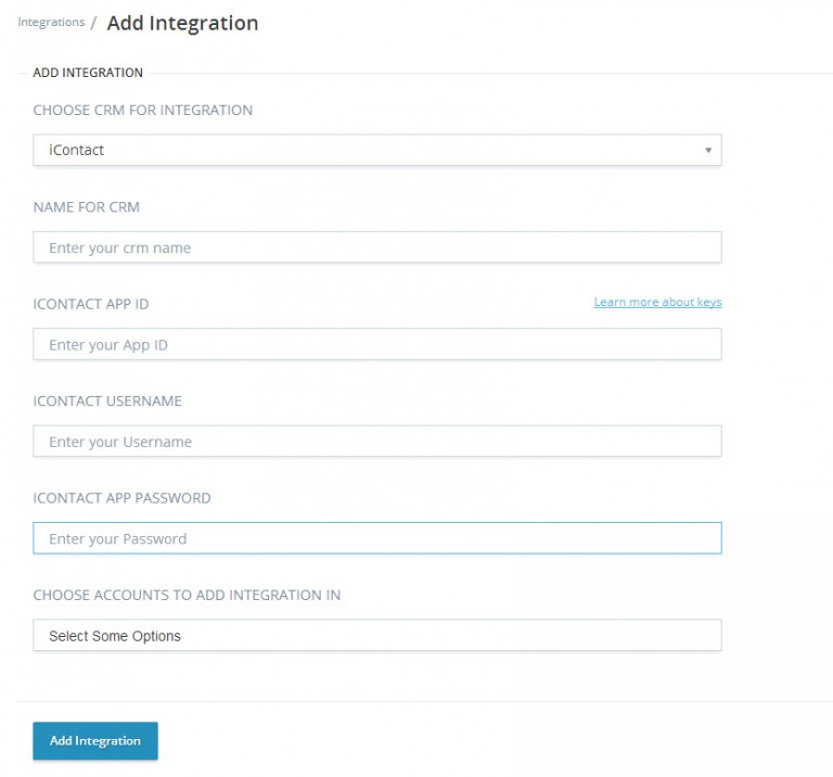iContact - TruConversion Knowledgebase